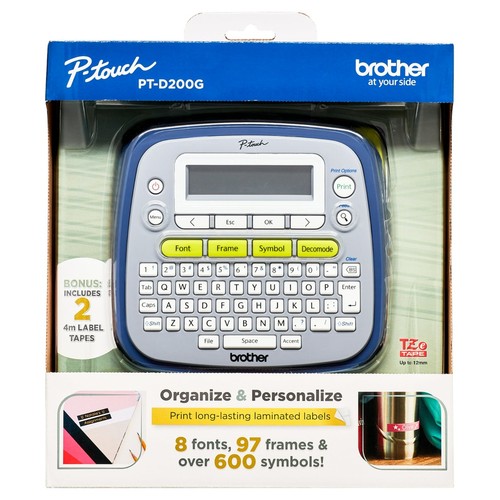 Brother touch d200g label - brother, pt-d200g